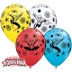 SPIDER-MAN ULTIMATE 11" WHITE, YELLOW, RED & ROBIN'S EGG BLUE (25CT)
