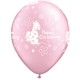 CHRISTENING SOFT PONY 11" PEARL PINK (25CT) YHH