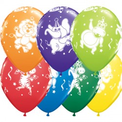 PARTY ANIMALS 11" CARNIVAL ASSORTED (25CT)
