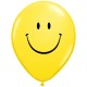 SMILE FACE 11" YELLOW (25CT) LAC  (LIMITED STOCK)