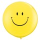 SMILE FACE 3' YELLOW (2CT) 