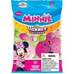 MINNIE MOUSE QUICK LINK PARTY BANNERS 12" (10CT)