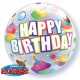 COLOURFUL CUPCAKES BIRTHDAY 22" SINGLE BUBBLE  (LIMITED STOCK)