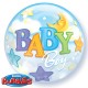 BABY BOY MOON & STARS 22" SINGLE BUBBLE