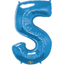 SAPPHIRE BLUE NUMBER 5 SHAPE GROUP D 44" PKT YCJ