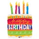 CAKE & CANDLES BIRTHDAY 35" SHAPE GROUP B PKT YTE