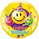 SMILING FACES BIRTHDAY 18" PKT IF