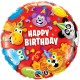 PARTY ANIMALS BIRTHDAY 18" PKT  (LIMITED STOCK)