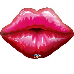 BIG RED KISSEY LIPS 30" SHAPE GROUP B PKT YTE