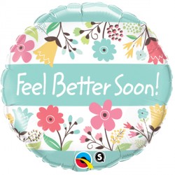 FEEL BETTER SOON! FLORAL 18" PKT IF