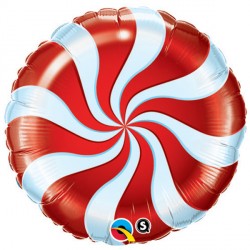 CANDY SWIRL RED 18" PKT IF