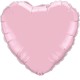 PEARL PINK HEART 9" FLAT Q GY