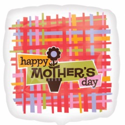 MOTHER'S DAY PLAID STANDARD S40 PKT