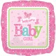 WELCOME BABY GIRL BUTTERFLY STANDARD S40 PKT