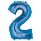 BLUE NUMBER 2 SHAPE P50 PKT (22" x 33")