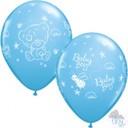 TINY TATTY TEDDY BABY BOY 11" PALE BLUE (25CT)