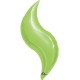 LIME GREEN CURVES 28" D19 FLAT (3CT)