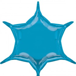 BLUE 6 POINT STAR D32 FLAT (3CT)