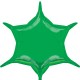GREEN 6 POINT STAR D32 FLAT (3CT)