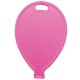 ROSE PINK BALLOON SHAPE PLASTIC WEIGHT 100CT