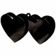 BLACK DOUBLE HEART WEIGHTS 170g 12PC