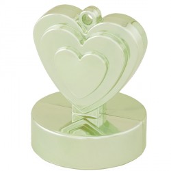 CHAMPAGNE IVORY SINGLE HEART WEIGHTS 110g 12CT