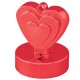 RED SINGLE HEART WEIGHTS 110g 12CT