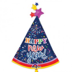 PARTY HAT HAPPY NEW YEAR SHAPE P35 PKT