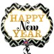 MARQUEE HAPPY NEW YEAR SHAPE P40 PKT (25" x 22")