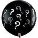 QUESTION MARKS 3' ONYX BLACK (2CT)