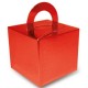 RED METALLIC BOUQUET BOX 10CT