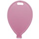 PINK BALLOON SHAPE PLASTIC WEIGHT 100CT 