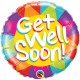 GET WELL SOON SUNSHINE 18" PKT  (LIMITED STOCK)