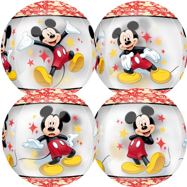 Globo De Papel De Aluminio Orbz Transparente De Mickey Mouse