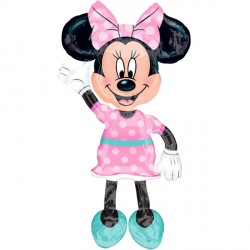 MINNIE MOUSE PINK POLKA DOT AIRWALKER P93 PKT (38" x 54")