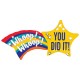 YOU DID IT SHOOTING STAR SHAPE P35 PKT (27" x 22")
