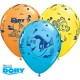 DORY & FRIENDS 11" YELLOW, ORANGE & ROBIN'S EGG BLUE (25CT)