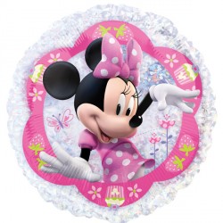 MINNIE MOUSE 21" HOLOGRAPHIC STREET TREAT SHAPE FLAT (1CT)