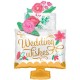 WEDDING WISHES CAKE SHAPE P40 PKT (21" x 30")