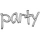 PARTY SILVER FREESTYLE PHRASE SHAPE G40 PKT