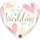 ON YOUR WEDDING DAY HEARTS 18" PKT