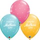 PETITE POLKA DOTS MOTHER'S DAY 11" CARRIBEAN, GOLDENROD & ROSE (25CT) YGX