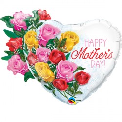 ROSE BOUQUET MOTHER'S DAY 35" SHAPE GROUP D PKT YMF