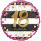 PINK & GOLD 18 BIRTHDAY STANDARD S40 PKT (LIMITED STOCK)