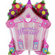 PRINCESS HOUSE HAPPY BIRTHDAY 34" 3D/4D SHAPE D6 PKT