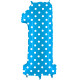 POIS TURQUOISE NUMBER 1 SHAPE 40" PKT