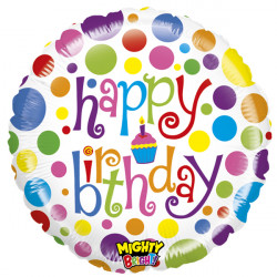 COLORFUL BIRTHDAY 21" MIGHTY BRIGHT (MB21) PKT