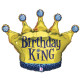 CROWN BIRTHDAY KING 36" SHAPE C PKT