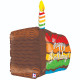 RAINBOW BIRTHDAY CAKE 28" DIMENSIONALS SHAPE D3 PKT