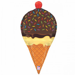 ICE CREAM CONE SPRINKLES 33" DIMENSIONALS SHAPE D4 PKT